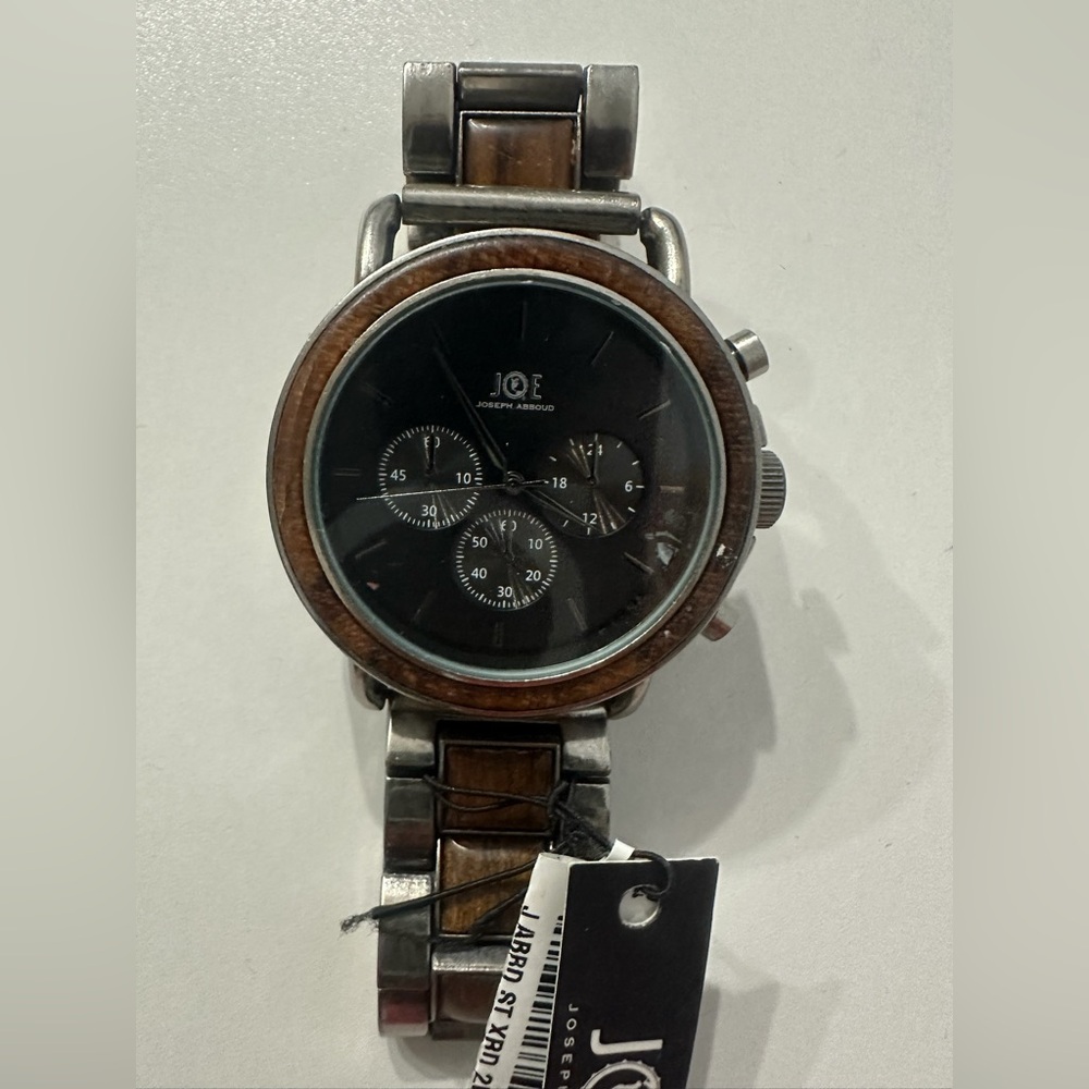 Joseph Abboud Men’s Chronograph Watch in Black and Brown